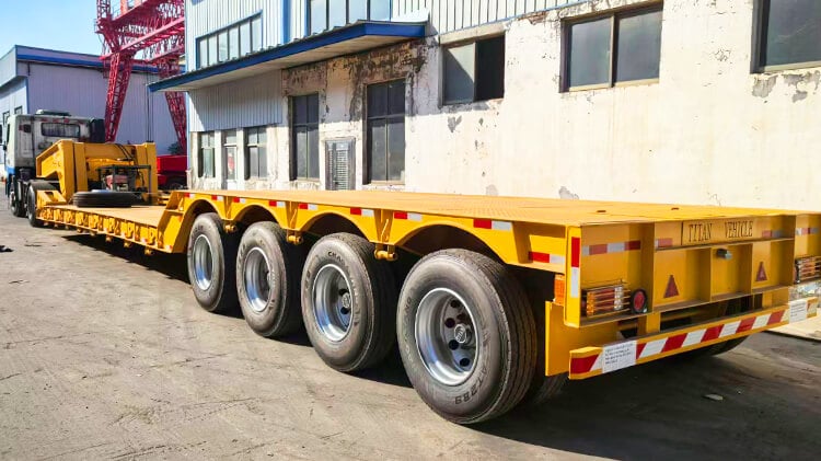 Titan Front Loading Low Bed Trailer for Sale in Oman