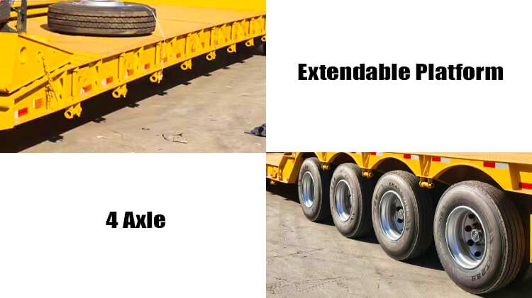 Titan Front Loading Low Bed Trailer for Sale in Oman