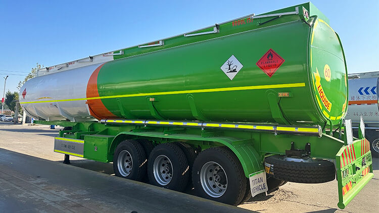 45000 Liters 3 Axle Fuel Tanker Trailer for Sale in DR Congo