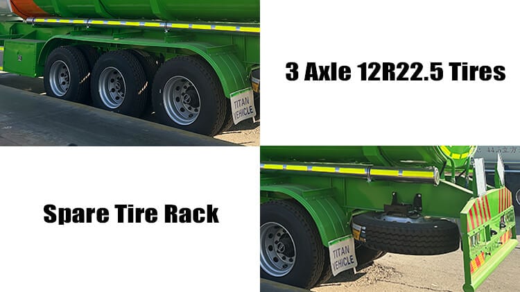 45000 Liters 3 Axle Fuel Tanker Trailer for Sale in DR Congo