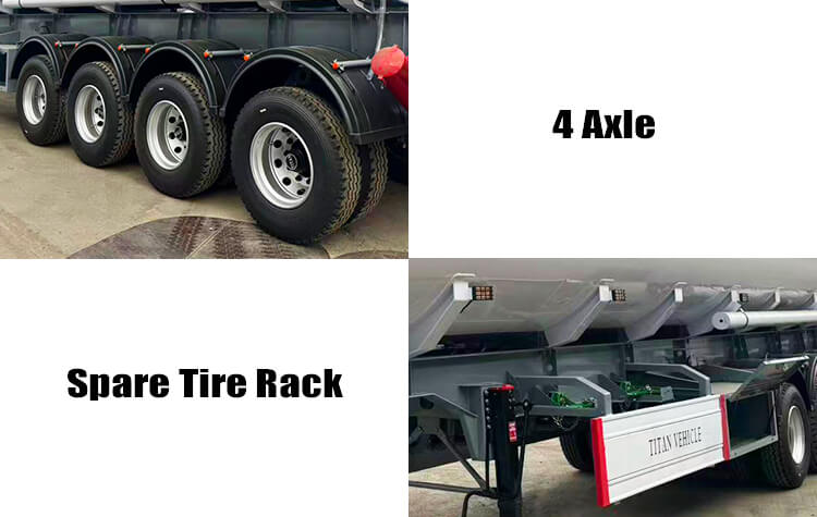 Titan 4 Axle Diesel Tanker Trailer for Sale in DR Congo