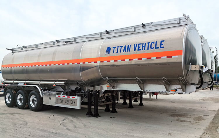 3 Axle Aluminum Tanker Trailer for Sale in DR Congo