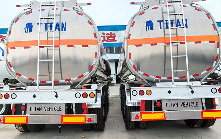 3 Axle Aluminum Tanker Trailer for Sale in DR Congo
