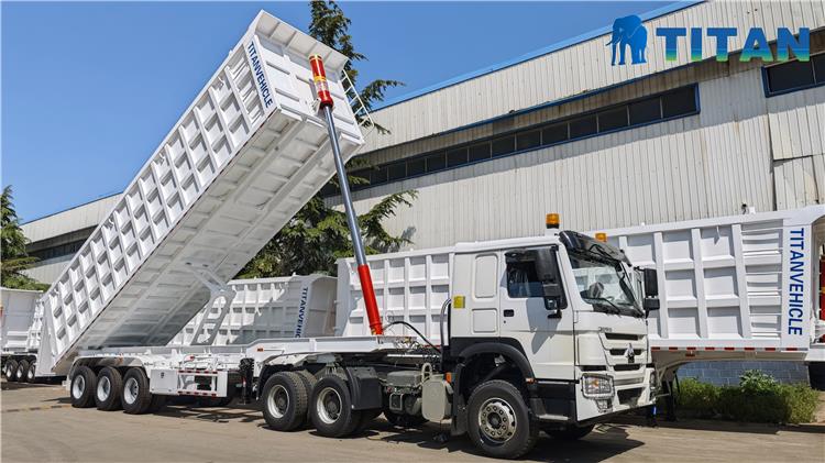 3 axle tipper trailer