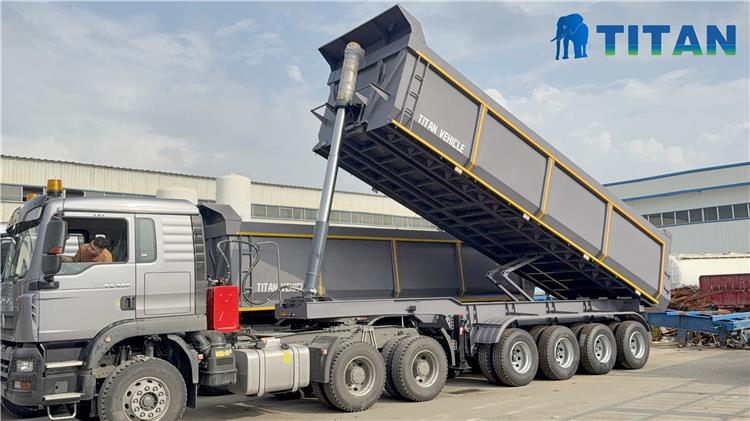 4 axle tipper trailer