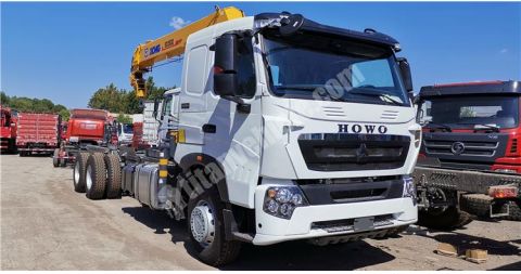 Sinotruck Howo Mounted Crane Truck will be sent to Congo