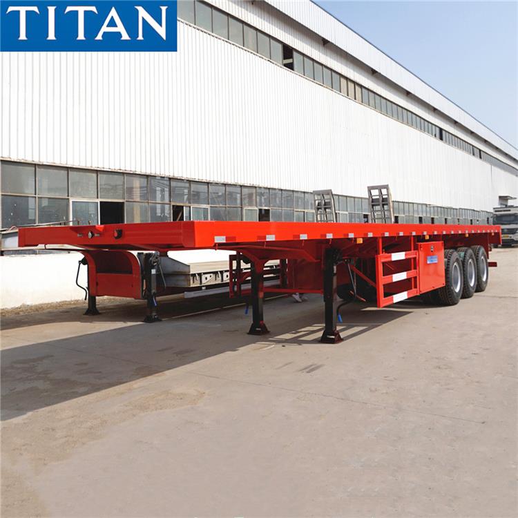 Tri Axle Flatbed Trailer For Sale Titan Vehicle