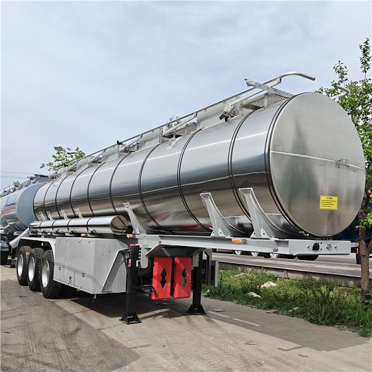 3 Axle 45000 Liter Stainless Steel Tanker Trailer