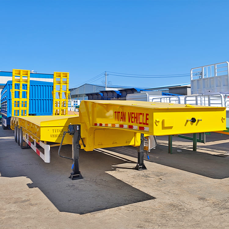 3 Axle 60 Ton Low Bed Trailer