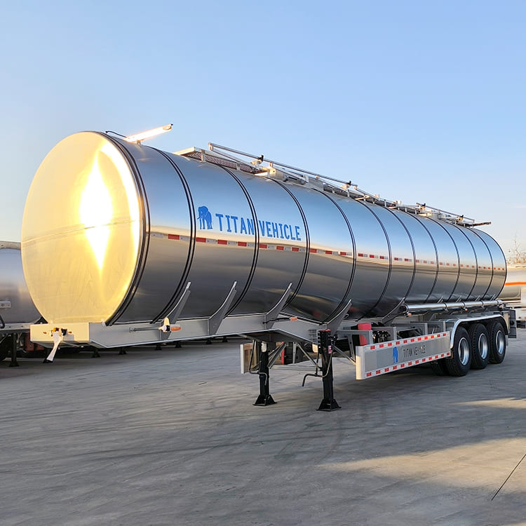 50000L Stainless Steel Fuel Tank Semi Trailer