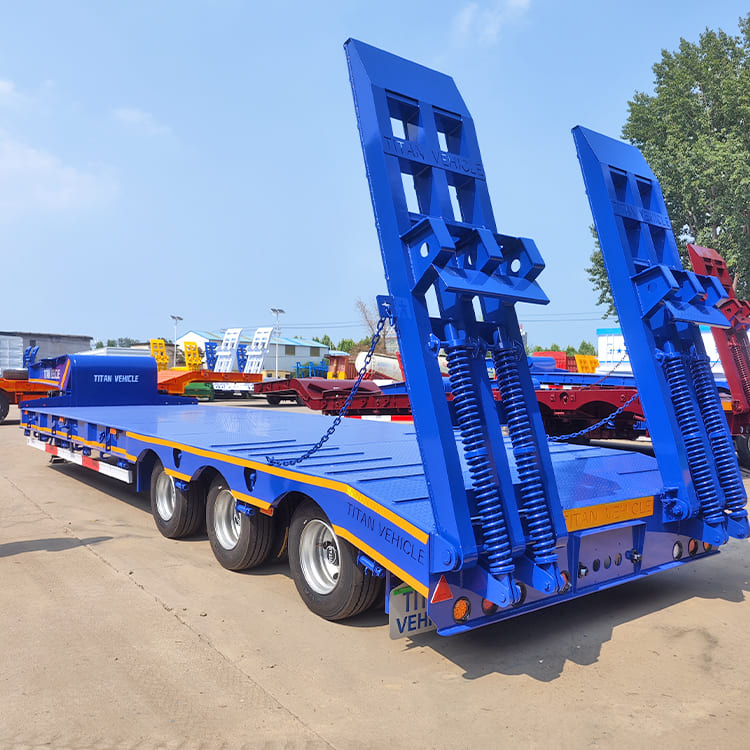 Tri Axle 80 Ton Low Bed Trailer
