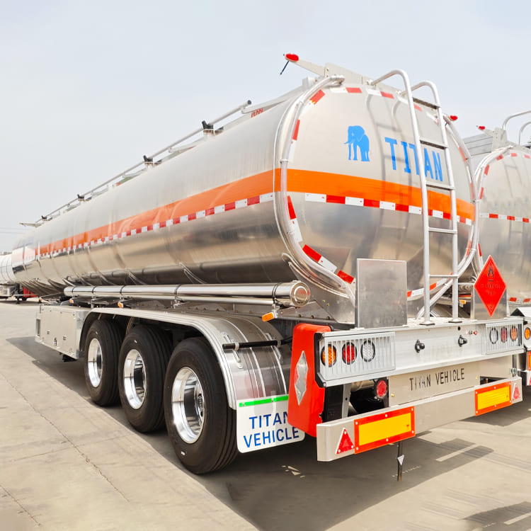 Tri Axle Aluminum Diesel Tanker Trailer