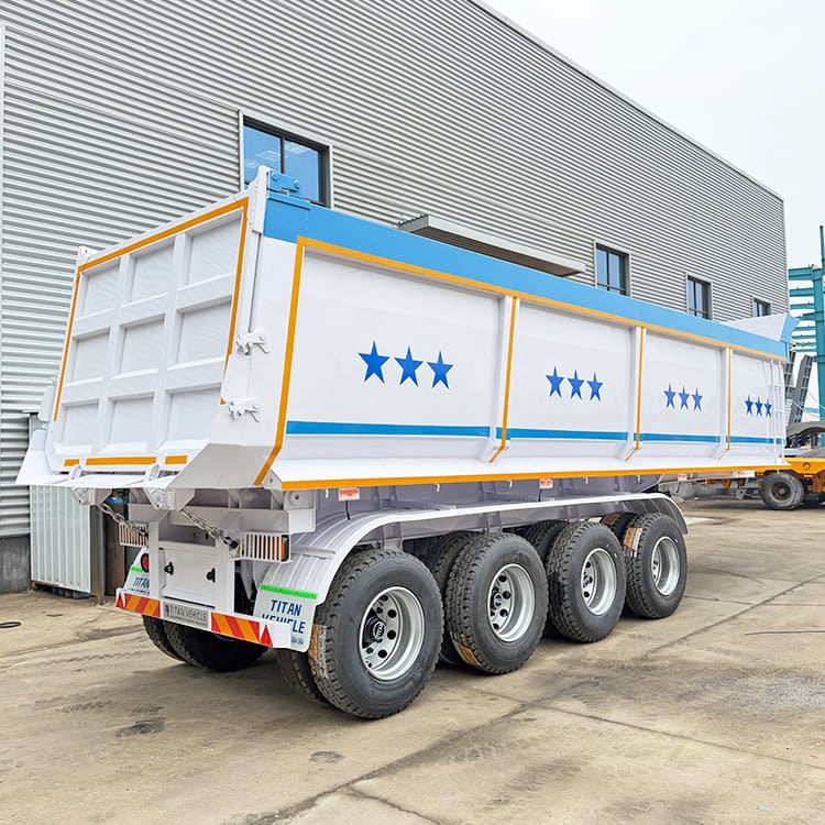 4 Axle New Hydraulic Tipper Trailer