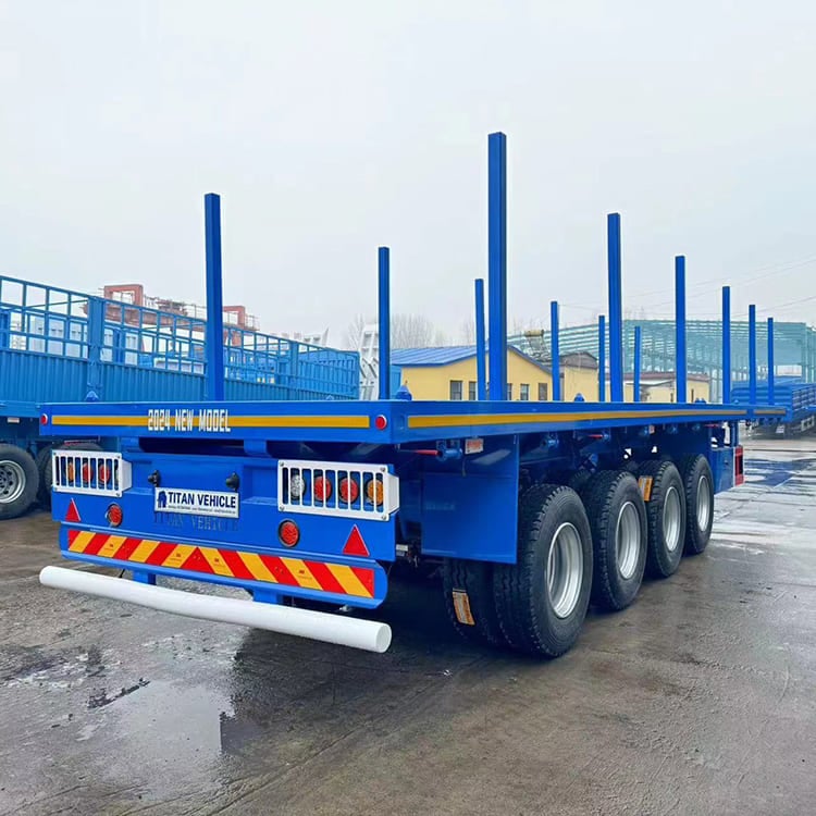 Heavy Duty Flat Bed Trailer with Stake