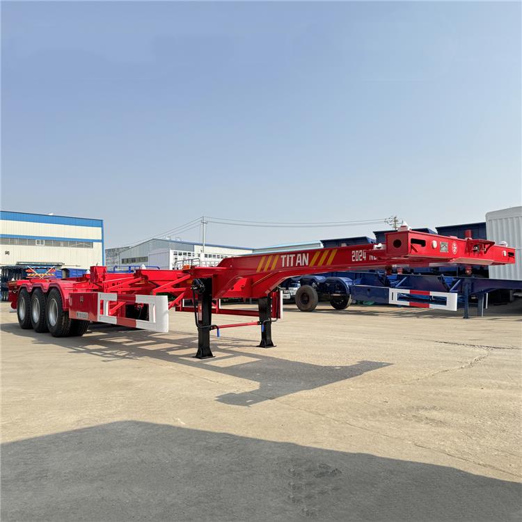 3 Axle 40' Gooseneck Chassis Trailer