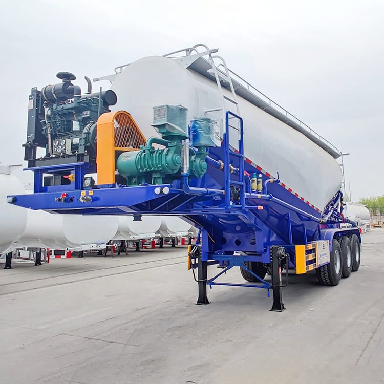 3 Axle 35 CBM Bulk Cement Tanker Trailer
