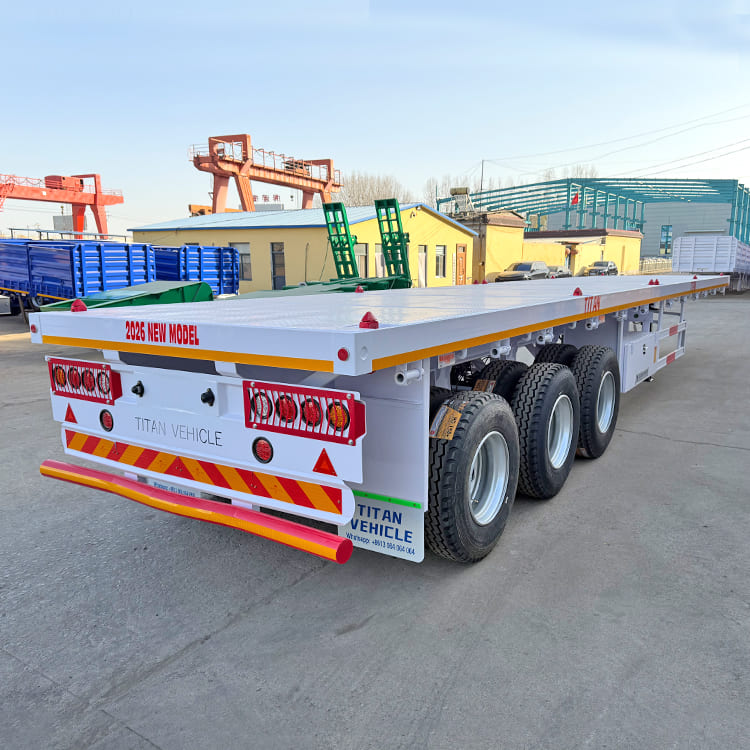 3 Axle Flatbed Trailer
