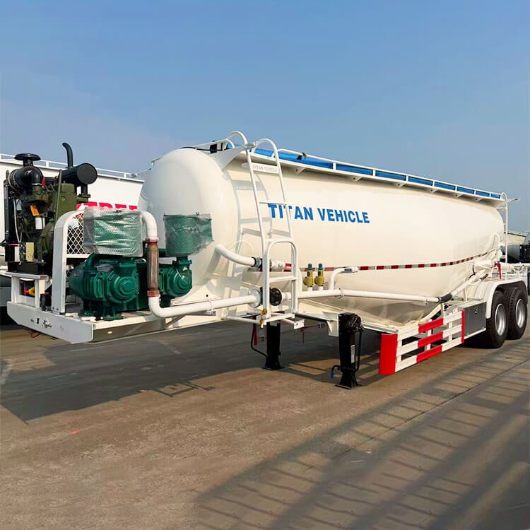 2 Axle 25cbm 30 ton Bulk Cement Tanker