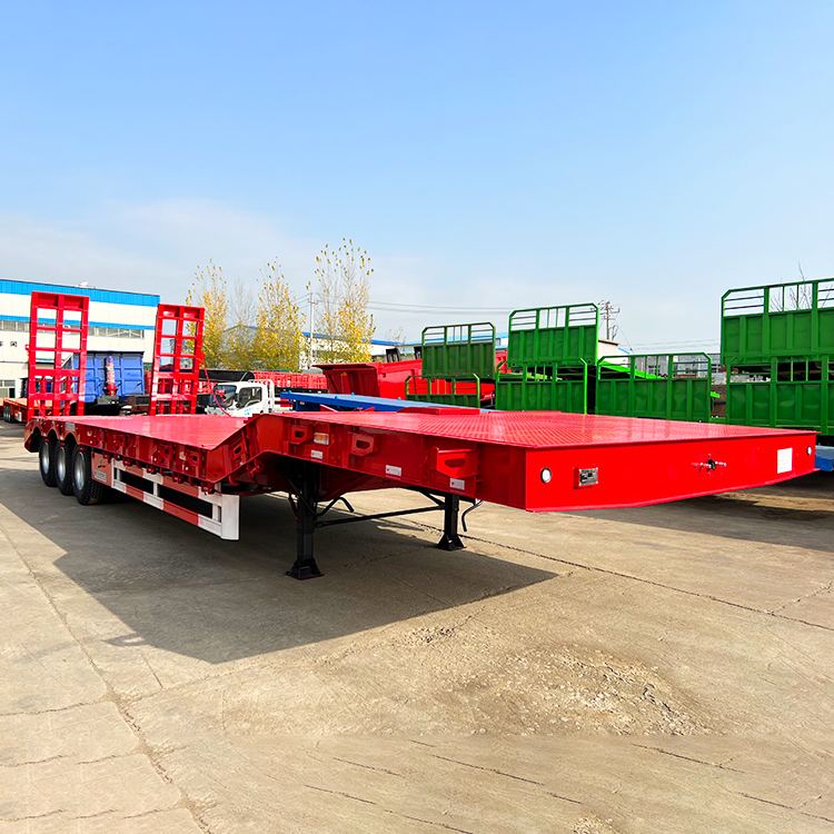 3 Axle Lowbed Semi Trailer