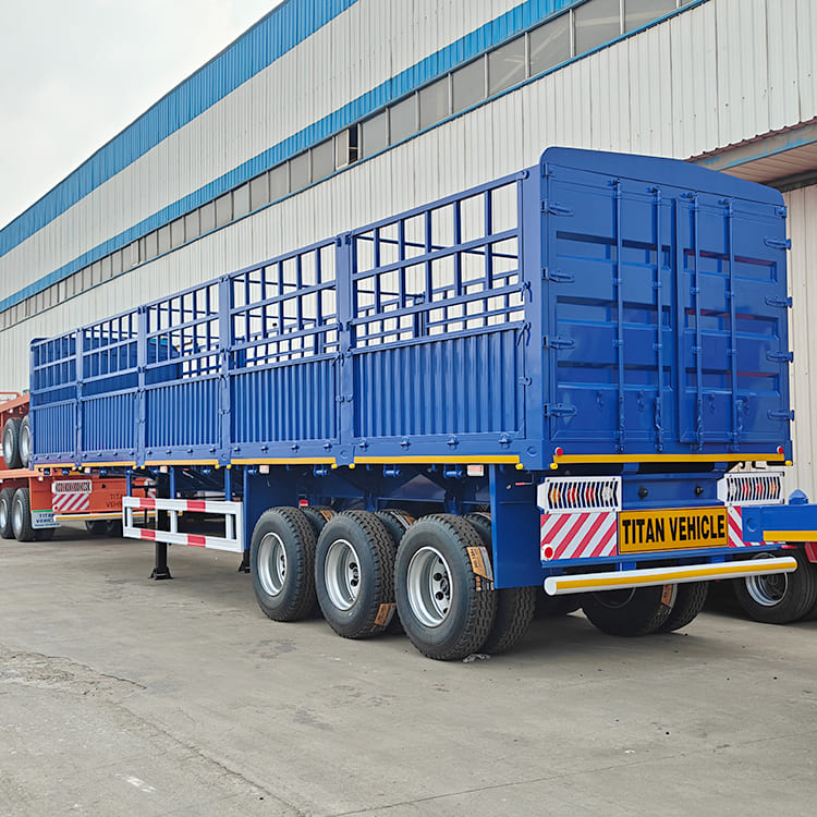3 Axle Fence Cargo Trailer