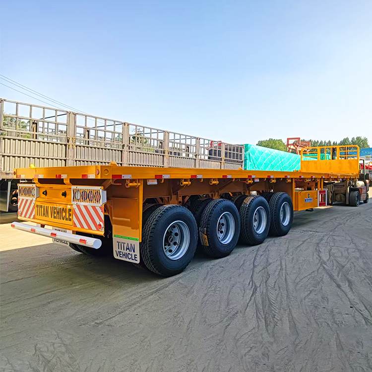 4 Axle Flatbed Trailer