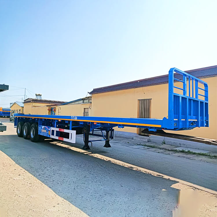 3 Axle Flatbed Semi Trailer