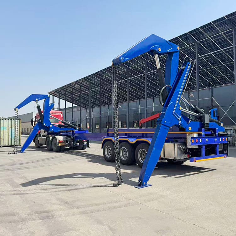 Extendable Sidelifter Container Trailer