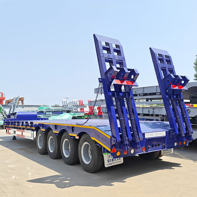 4 Axle 120T Semi Lowbed Trailer