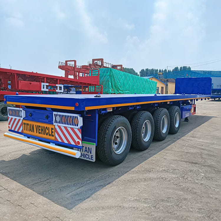 4 Axle 12m Flat Deck Trailer