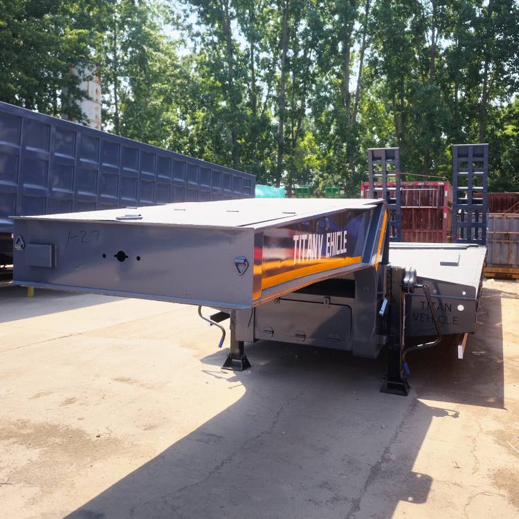 3 Axle Low Bed Truck Trailer
