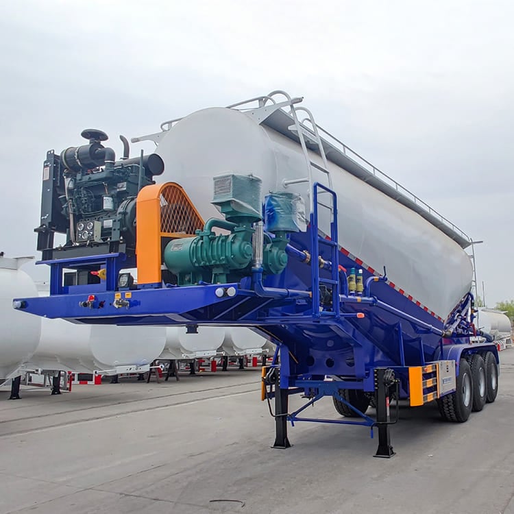 3 Axle 35 CBM Dry Bulk Cement Tanker Trailer