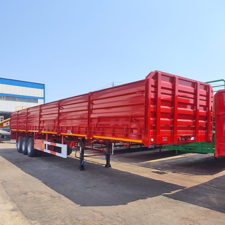 3 Axle Drop Side Trailer 