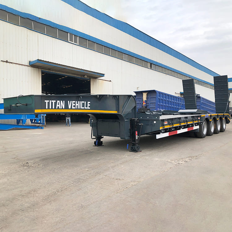 4 Axle Semi Low Bed Trailer