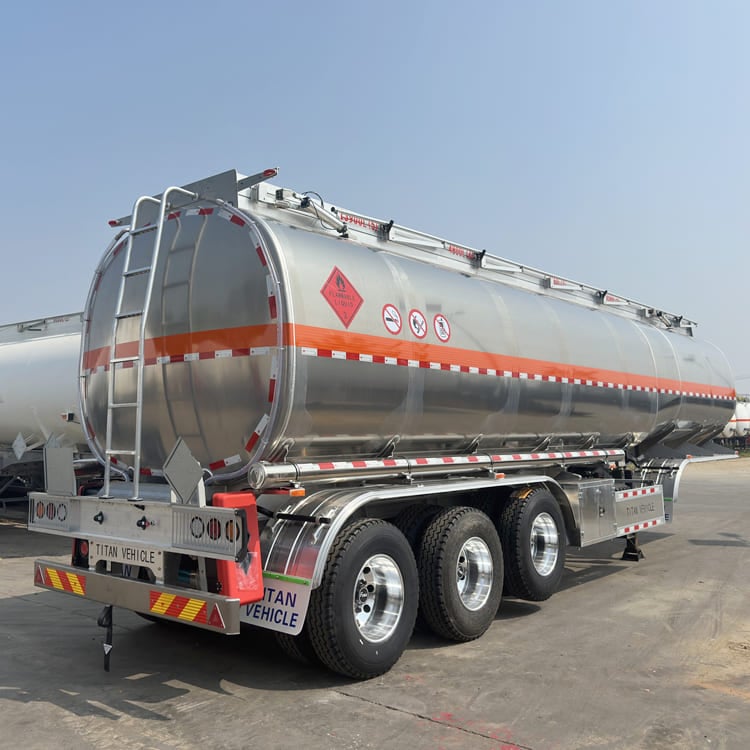 3 Axle Aluminum Diesel Tank Trailer