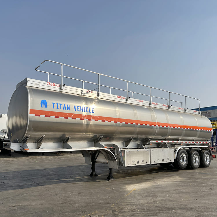 45000L Aluminum Diesel Tanker Trailer
