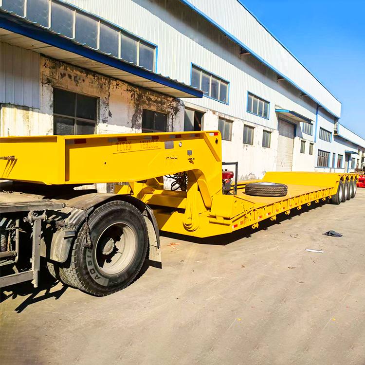 Front Loading Lowbed Trailer