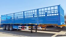 3 axle fence semi trailer