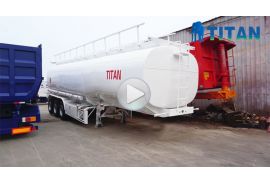 Fuel semi tanker trailer