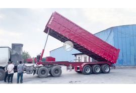 New 3 Axles Dump Semi Trailer 