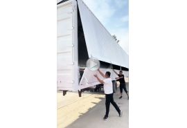 16M Wing Opening Box Van Semi Truck Trailer
