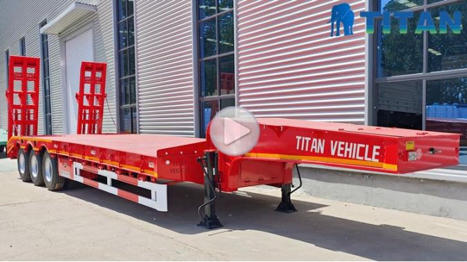 60 Ton Lowbed Semi Trailer