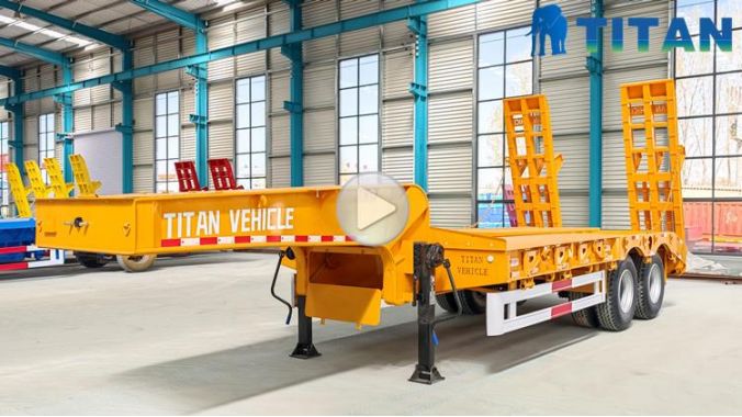 2 Axle Low Bed Trailer