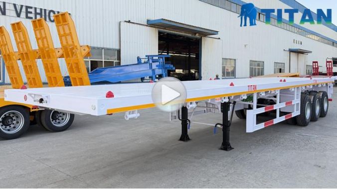 2026 New Semi Flatbed Trailer