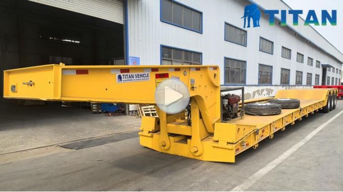 3 Axle 80 Ton Removable Gooseneck