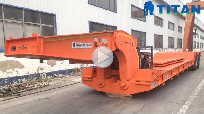 2 Axle Lowboy Trailer