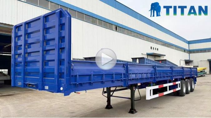 Side Wall Trailer with High Front Board