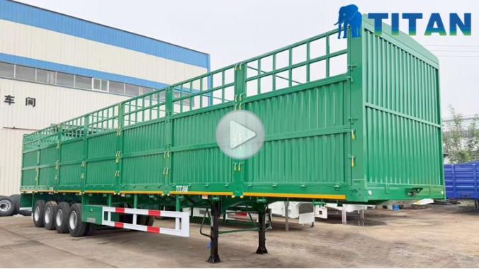 4 Axle Stake Semi Trailer