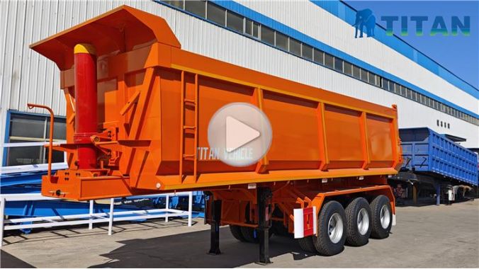 30CBM Semi Tipper Trailer