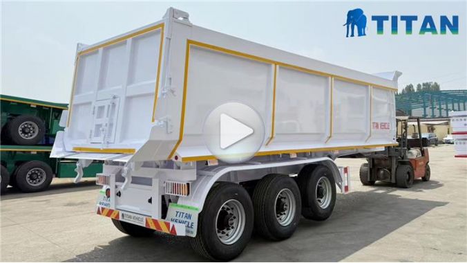 2026 New Model 60 Ton Dump Trailer